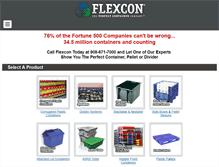 Tablet Screenshot of flexcontainer.com